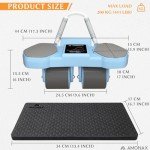 Amonax Four Wheel Ab Roller with Elbow Support