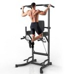 Adjustable Multi-Function Pull Up & Dip Station