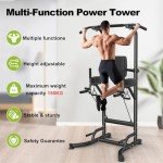 Adjustable Multi-Function Pull Up & Dip Station