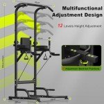 Adjustable Multi-Function Pull Up & Dip Station