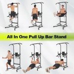 Adjustable Multi-Function Pull Up & Dip Station