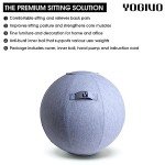 YOGIVO Yoga Ball Chair for Home Office Fitness