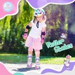 Adjustable Kids Roller Skates with Light Up Wheels