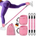 Resistance Bands Set with Cuffs for Effective Workouts