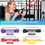 4-Level Resistance Bands Set for Strength Training