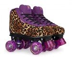 Leopard Print Quad Roller Skates - Harmony UK6