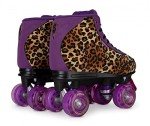 Leopard Print Quad Roller Skates - Harmony UK6