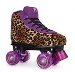 Leopard Print Quad Roller Skates - Harmony UK6