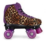 Leopard Print Quad Roller Skates - Harmony UK6