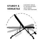 Foldable Weight Bench for Home Workouts