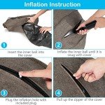 GYMAX 65cm Yoga Ball with Bands and Pump