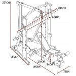 Marcy Smith Machine with Cable Pulley & Bench
