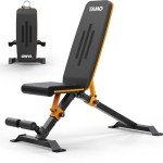 YAMO Adjustable Foldable Weight Bench for Home Fitness