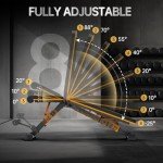 YAMO Adjustable Foldable Weight Bench for Home Fitness