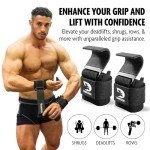 Heavy-Duty Weight Lifting Hooks with Non-Slip Grip