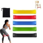 5-Piece Resistance Bands for Home Workouts