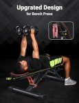 Adjustable YOLEO Weight Bench for Home Workouts