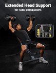 Adjustable YOLEO Weight Bench for Home Workouts