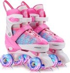 Gonex Adjustable Quad Roller Skates for All Ages