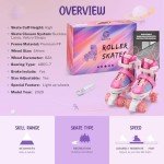 Gonex Adjustable Quad Roller Skates for All Ages