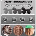 Silent Dual Wheel Ab Roller with Elbow Support