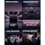 Silent Dual Wheel Ab Roller with Elbow Support