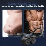 Silent Dual Wheel Ab Roller with Elbow Support
