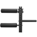 Leg Extension and Curl Attachment for Power Rack