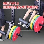 Leg Extension and Curl Attachment for Power Rack