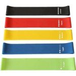 5 Pack Resistance Bands for Strength & Yoga