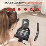 Indoor Cycling Bike with Comfort Seat & LCD Display