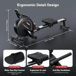 Wenoker Foldable Magnetic Rowing Machine for Home Fitness