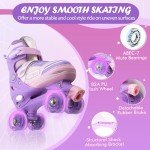 Adjustable Light-Up Roller Skates for Kids