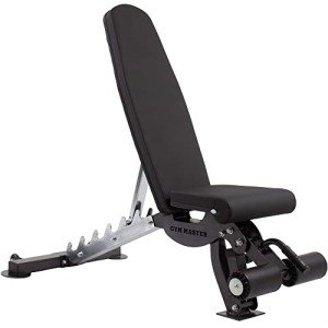 Adjustable Flat/Incline/Decline Weight Bench - Gunmetal