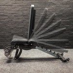 Adjustable Flat/Incline/Decline Weight Bench - Gunmetal