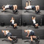 Adjustable Flat/Incline/Decline Weight Bench - Gunmetal