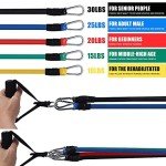 Resistance Bands Set with Handles - 11 Pieces