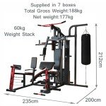 BodyTrain 3 Station Multi Gym with Punch Bag