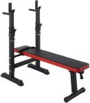 Zanbeel Folding Adjustable Weight Bench with Dip Station