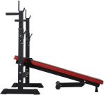 Zanbeel Folding Adjustable Weight Bench with Dip Station