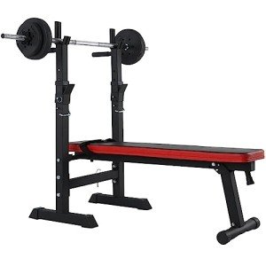 Multifunctional Foldable Weight Lifting Bench & Rack