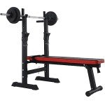 Multifunctional Foldable Weight Lifting Bench & Rack
