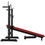 Multifunctional Foldable Weight Lifting Bench & Rack