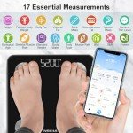 Smart Bluetooth Body Fat Scale with App