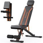 Adjustable 700LBS Weight Bench for Home Gym