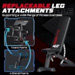 Heavy-Duty Adjustable Weight Bench for Home Fitness