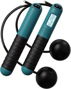 Cordless Jump Rope with Counter for Home Workouts
