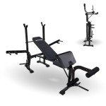 Mobiclinic Fitness Adjustable Multi-Function Gym Bench