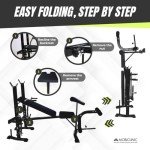 Mobiclinic Fitness Adjustable Multi-Function Gym Bench