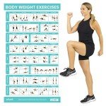 Vive Body Weight Workout Poster for Home Gym